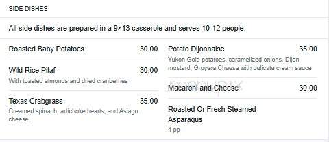 Feastivities Gourmet To Go - Fort Worth, TX menu_pic