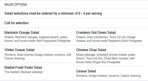 Feastivities Gourmet To Go - Fort Worth, TX menu_pic