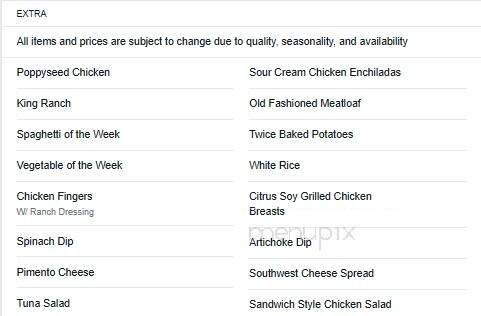 Feastivities Gourmet To Go - Fort Worth, TX menu_pic