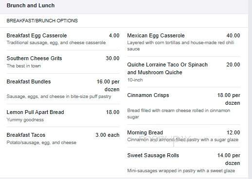 Feastivities Gourmet To Go - Fort Worth, TX menu_pic