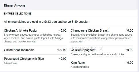 Feastivities Gourmet To Go - Fort Worth, TX menu_pic