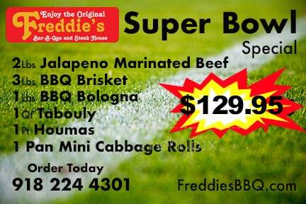 Freddie's Bar-B-Q & Steak - Sapulpa, OK menu_pic