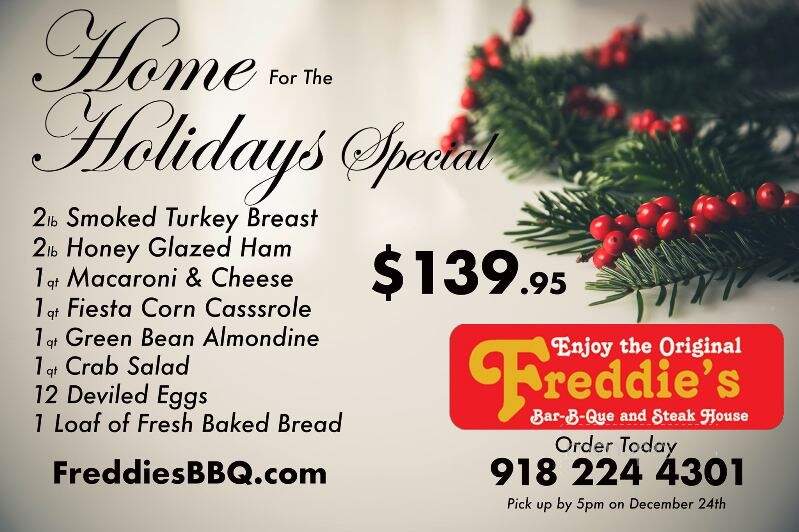 Freddie's Bar-B-Q & Steak - Sapulpa, OK menu_pic