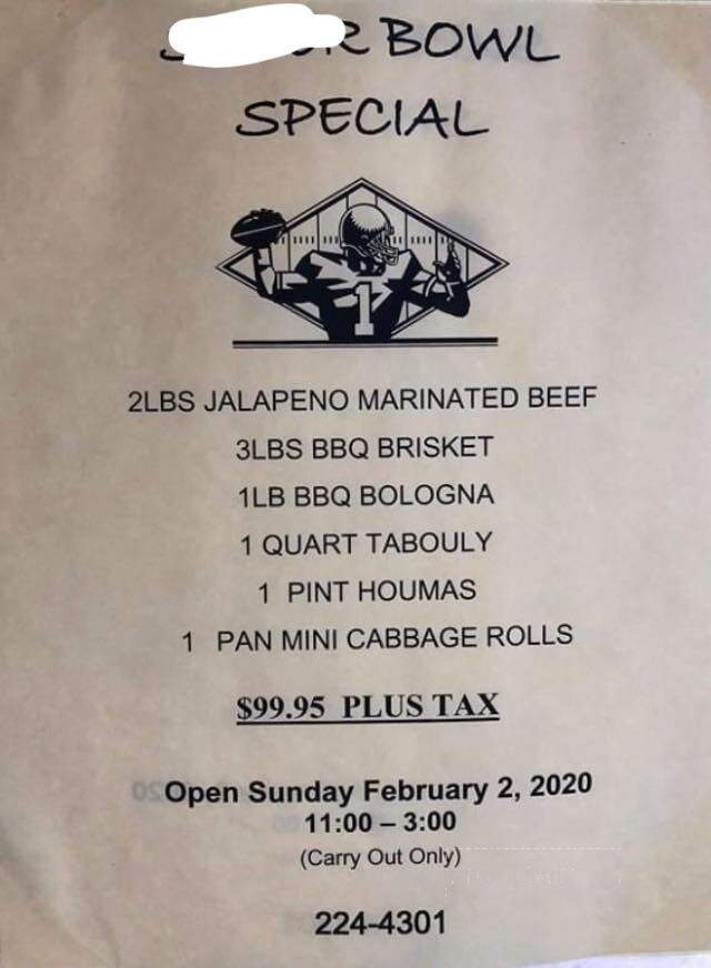 Freddie's Bar-B-Q & Steak - Sapulpa, OK menu_pic