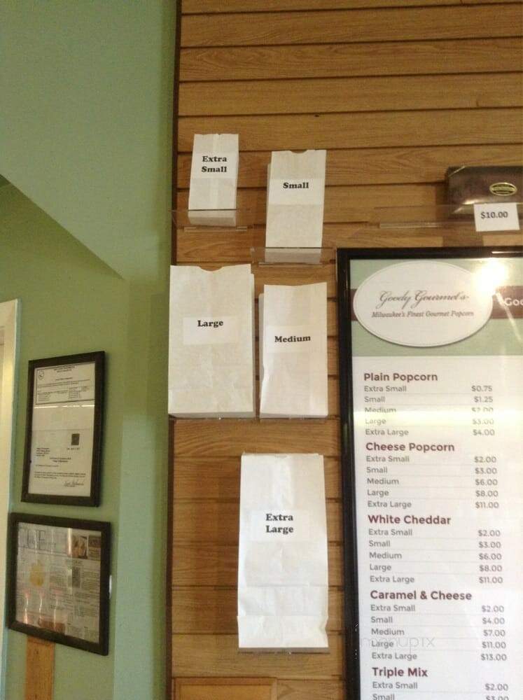 Goody Gourmet's - Shorewood, WI menu_pic