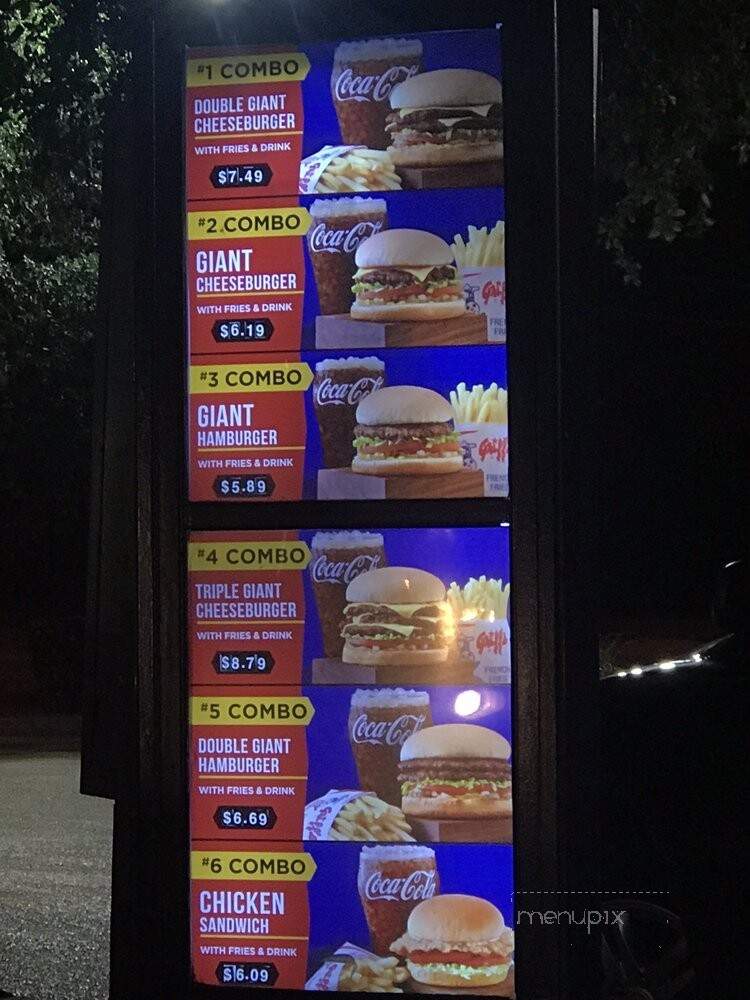 Griff's Hamburgers - Garland, TX menu_pic