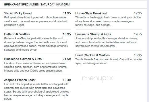Jasper's - Upper Marlboro, MD menu_pic