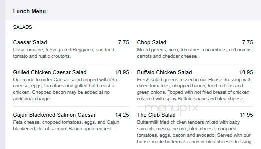 Jasper's - Upper Marlboro, MD menu_pic