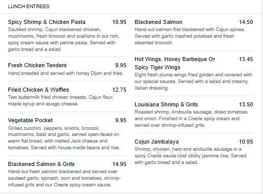 Jasper's - Upper Marlboro, MD menu_pic
