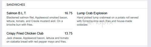 Jasper's - Upper Marlboro, MD menu_pic