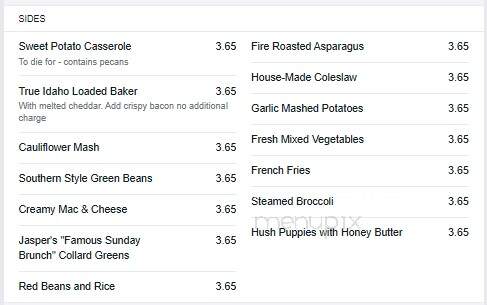 Jasper's - Upper Marlboro, MD menu_pic