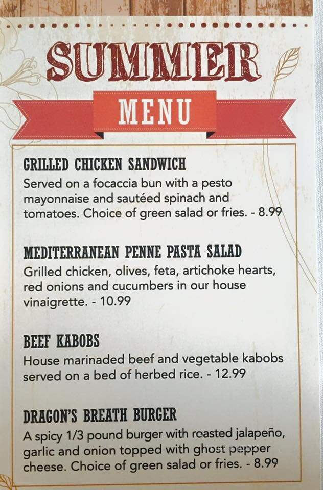 Jeremiah's Restaurant - Ogden, UT menu_pic