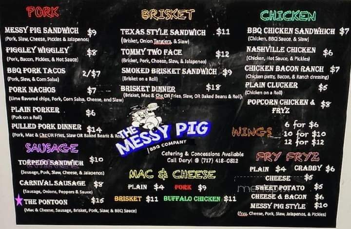Kutztown Fire Co - Kutztown, PA menu_pic