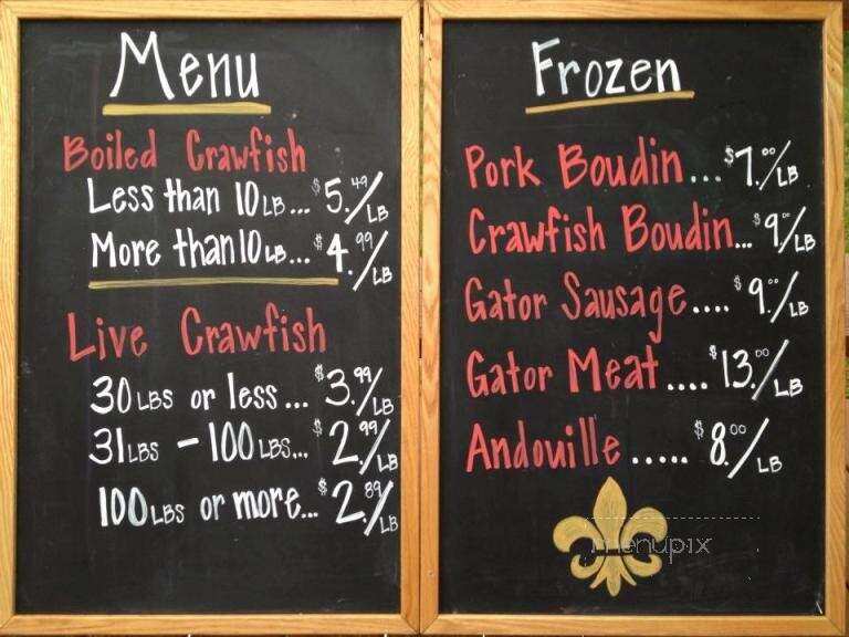 Louisiana Seafood Company - Murfreesboro, TN menu_pic