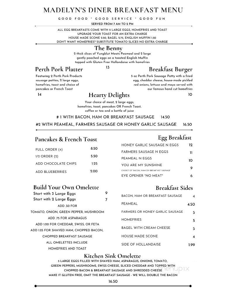 Madelyn's Diner - Stratford, ON