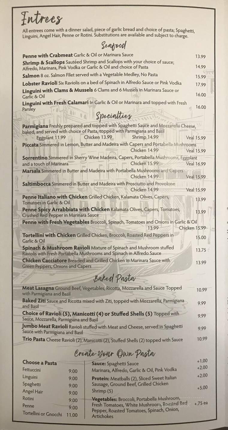 Mannino Italian Garden - Meadville, PA menu_pic