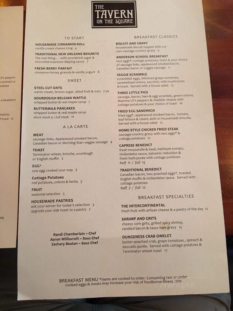 McMenamins Tavern On The Square - Bothell, WA menu_pic