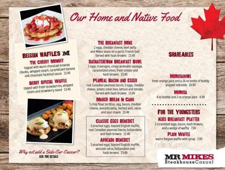 Mr. Mikes Steakhouse and Bar - Cranbrook, BC