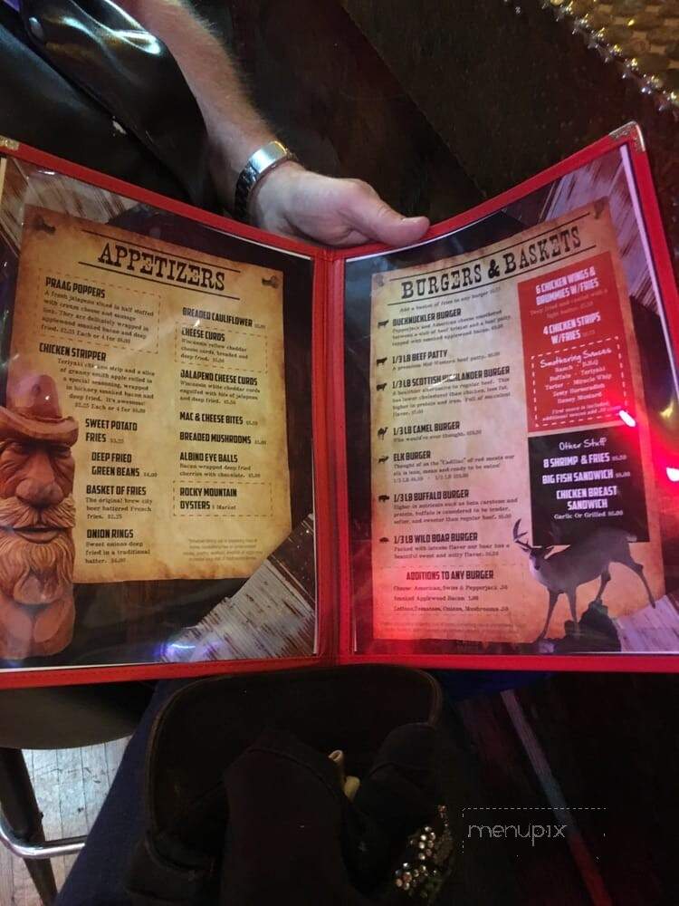Bucknuckles Bar & Grill - Alma, WI menu_pic