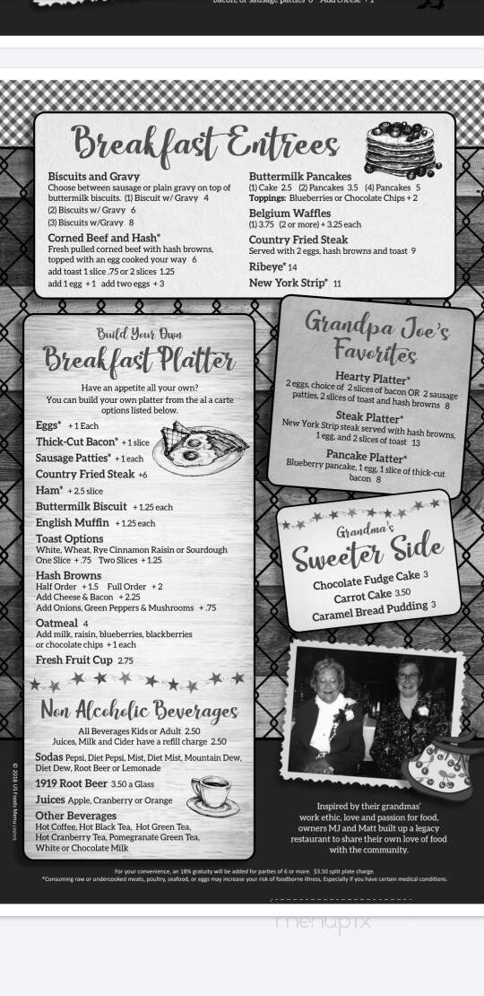 Myrt and Lucy's Chat & Chew - Wisconsin Dells, WI menu_pic
