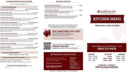 Palmer's Direct To You Market - Rochester, NY menu_pic