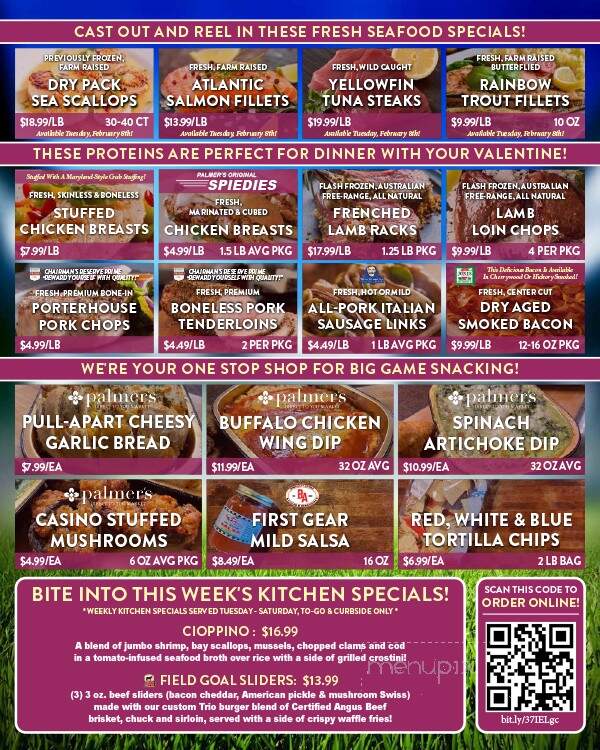 Palmer's Direct To You Market - Rochester, NY menu_pic