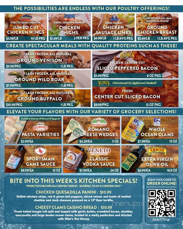 Palmer's Direct To You Market - Rochester, NY menu_pic