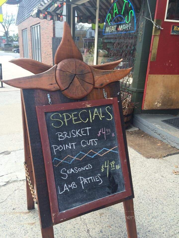 Pat's Meat Market Cafe - Portland, ME menu_pic