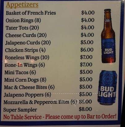 Peck's Corner - Cashton, WI menu_pic