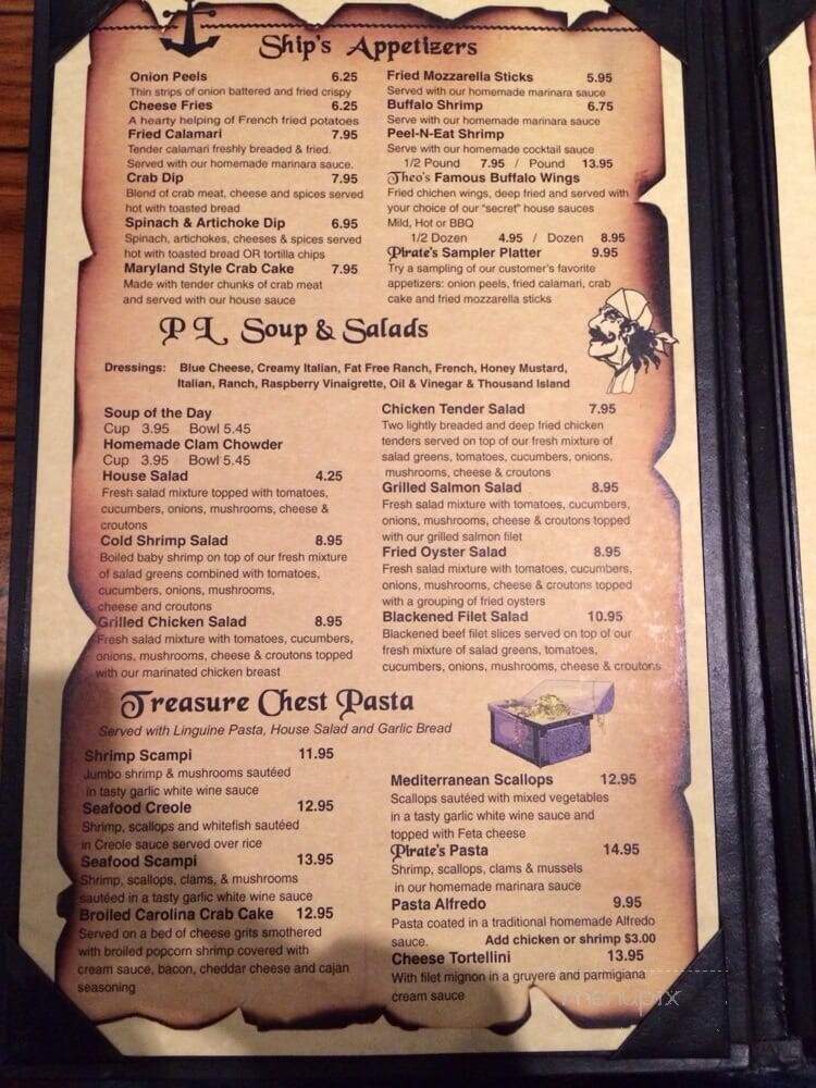 Pirates Landing - Elkin, NC menu_pic
