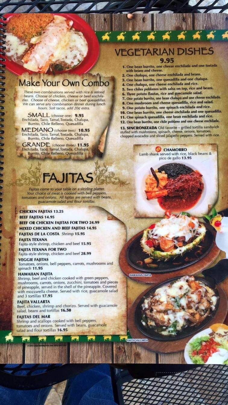 Plaza Mexico Restaurant Bar and Grill - Emerald Isle, NC menu_pic