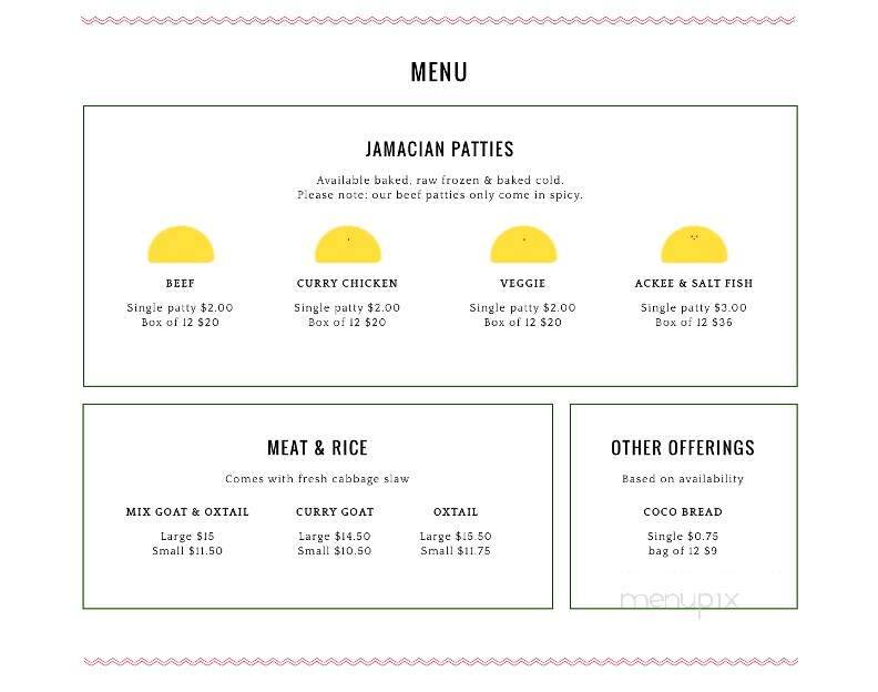 Randy's Take-Out - Toronto, ON menu_pic