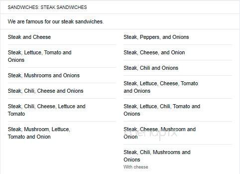 Sax Restaurant & Pizza - Plainville, CT menu_pic