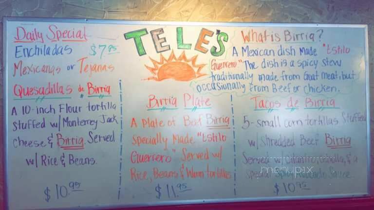 Tele's Mexican Restaurant - Van, TX
