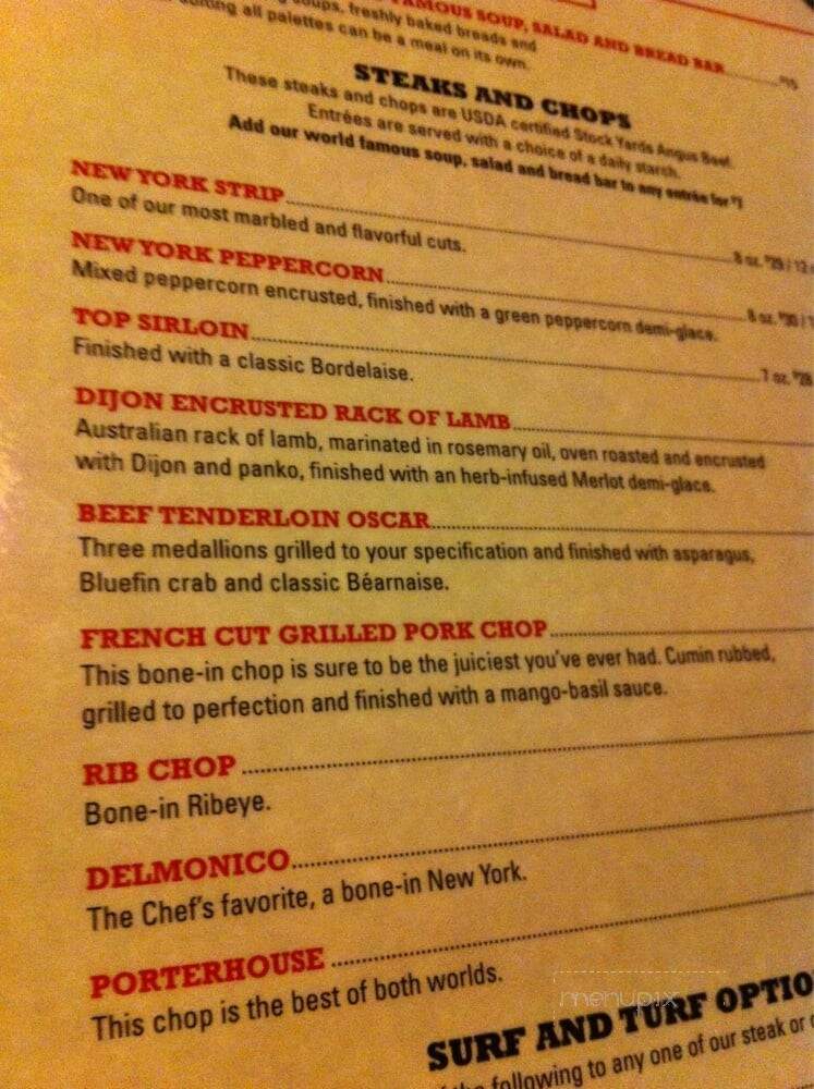 Wobbly Barn Steakhouse - Killington, VT menu_pic