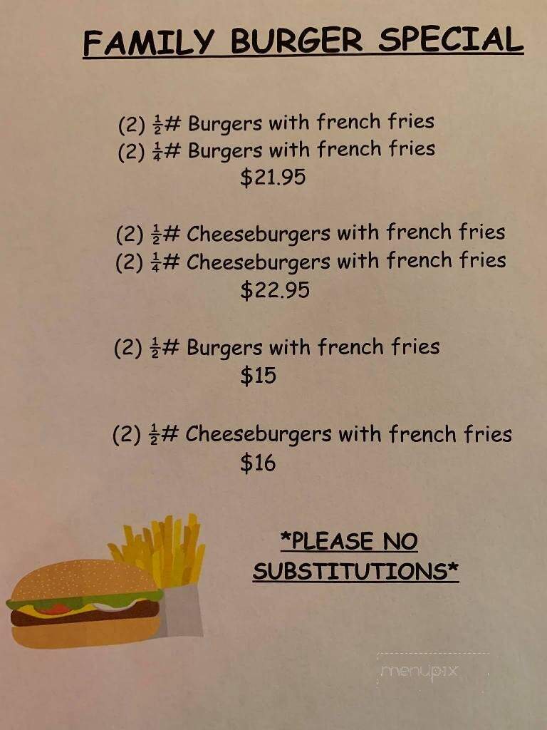 Yellow River Saloon & Eatery - Webster, WI menu_pic