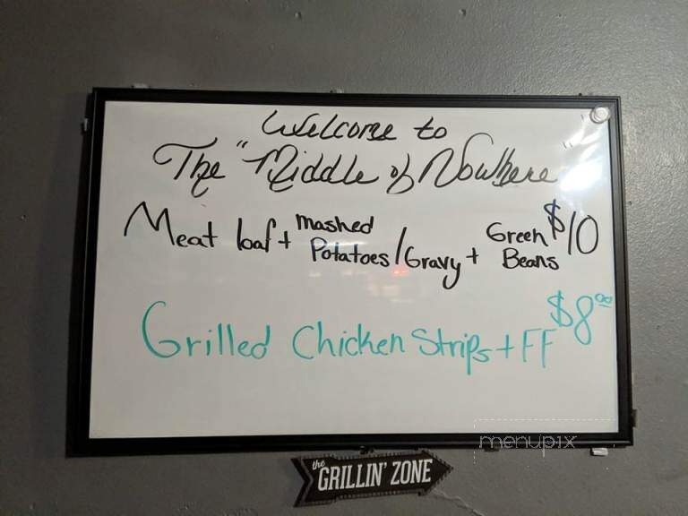 The Middle of Nowhere Cafe & Bar - Cumberland, IA menu_pic