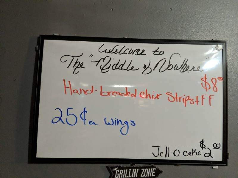 The Middle of Nowhere Cafe & Bar - Cumberland, IA menu_pic