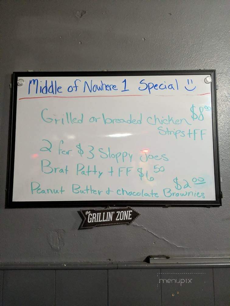 The Middle of Nowhere Cafe & Bar - Cumberland, IA menu_pic