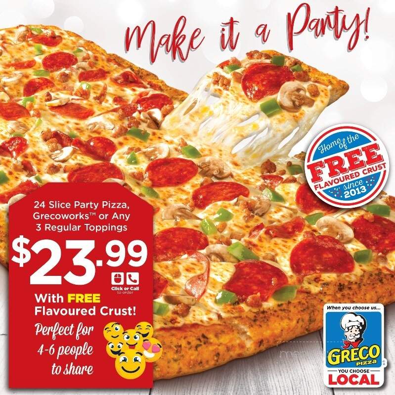 Greco Pizza - Beresford, NB menu_pic