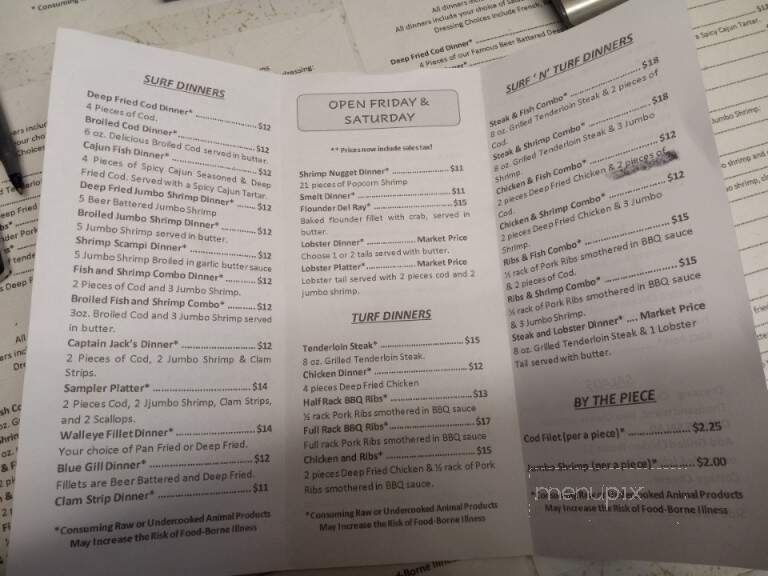 Mellem's Fish House - Richland Center, WI menu_pic