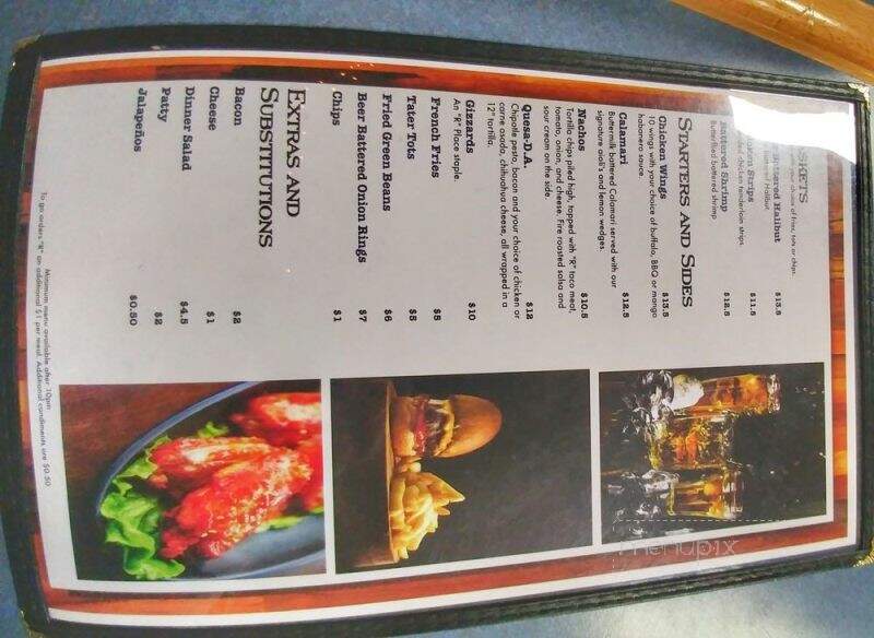R Place Tavern - Mattawa, WA menu_pic