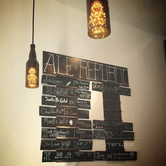 Ale Republic - Cedar Crest, NM menu_pic