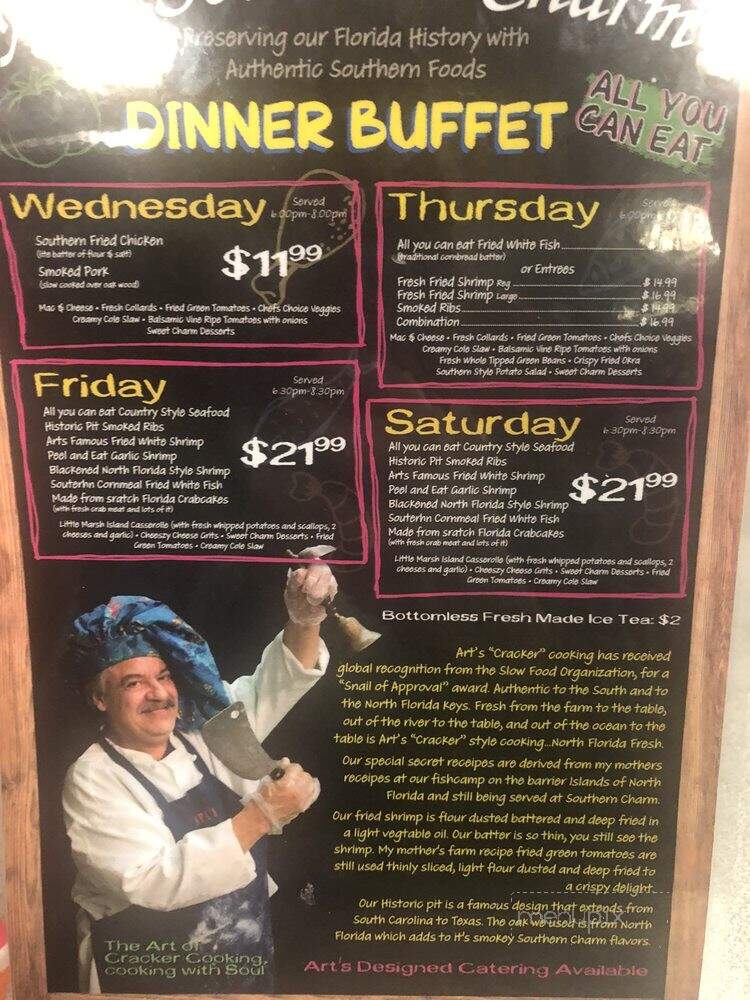 Southern Charm - Jacksonville, FL menu_pic