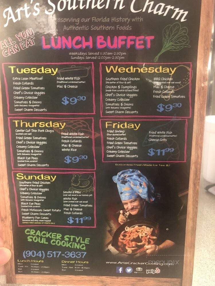 Southern Charm - Jacksonville, FL menu_pic