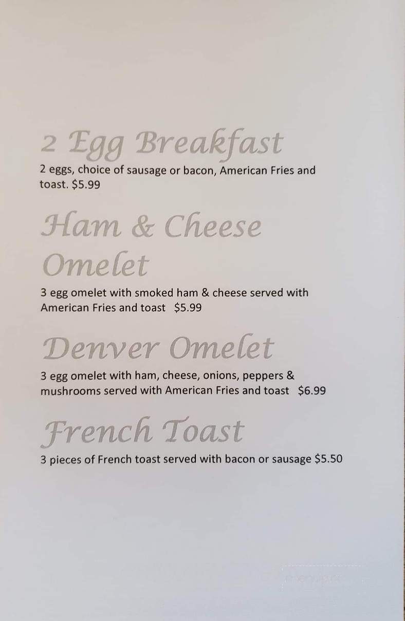 Blader's Dakota Inn - Wautoma, WI menu_pic