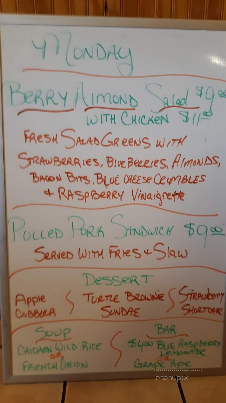 Boundary Waters Lodge - Demotte, IN menu_pic