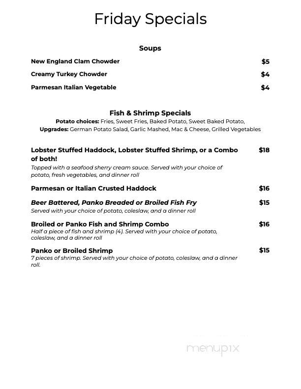 The Brookside - Newfane, NY menu_pic
