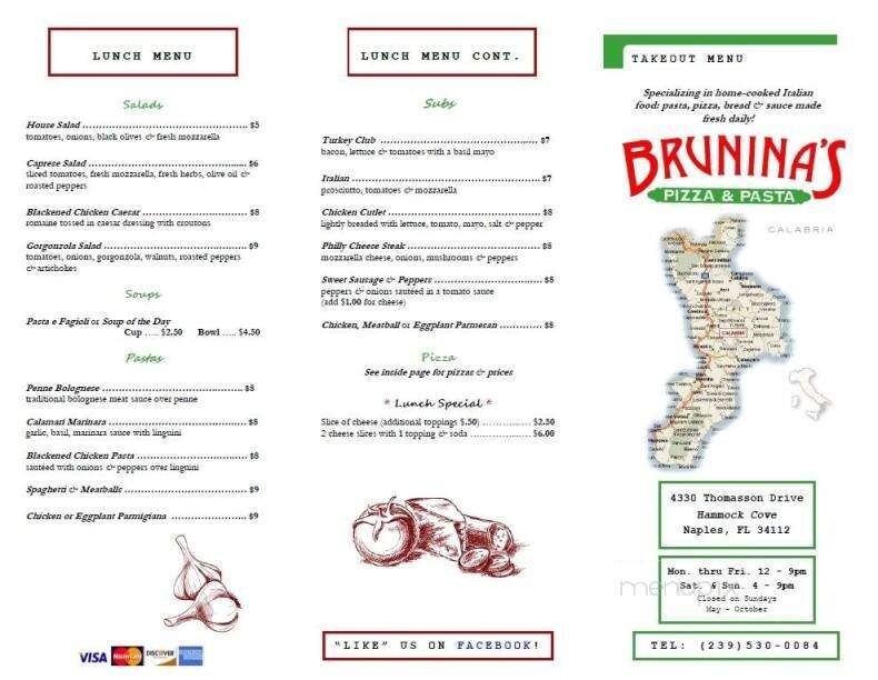 Brunina's Pizza & Pasta - Naples, FL