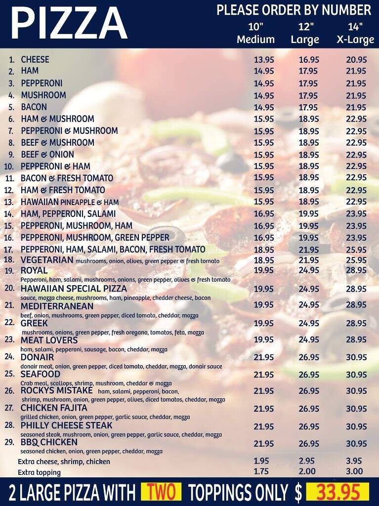 Burger Baron - Onoway, AB menu_pic